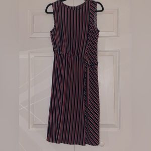 Tommy Hilfiger size small business casual dress navy/red/white